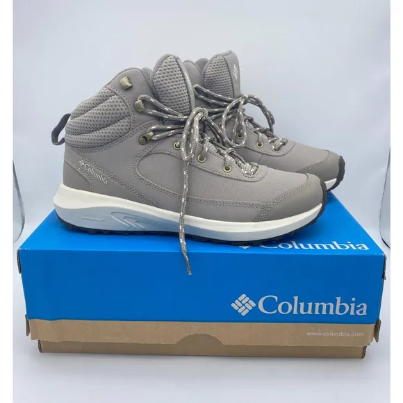 Columbia Shoes Womens 10 Trailstorm Peak Mid Hiking Outdoors Comfort Leather