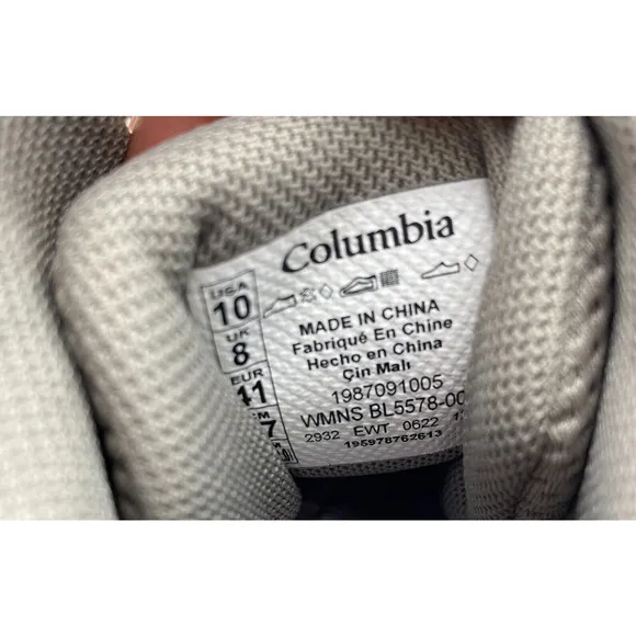 Columbia Shoes Womens 10 Trailstorm Peak Mid Hiking Outdoors Comfort Leather