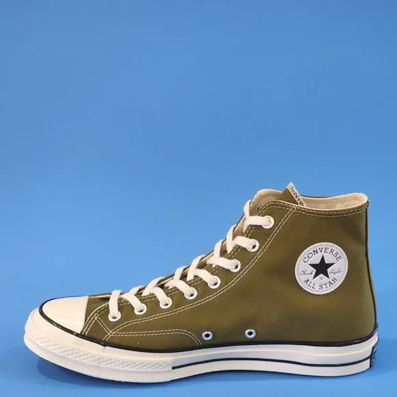 Converse Chuck 70 High Dark Moss/Egret/Black Khaki Unisex Sneakers 171565C NWT