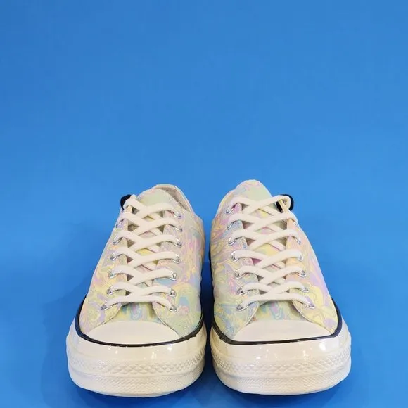 Converse Chuck 70 Low Ox Multicolor Marble Canvas Unisex Sneakers 167374C NWT