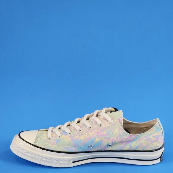 Converse Chuck 70 Low Ox Multicolor Marble Canvas Unisex Sneakers 167374C NWT
