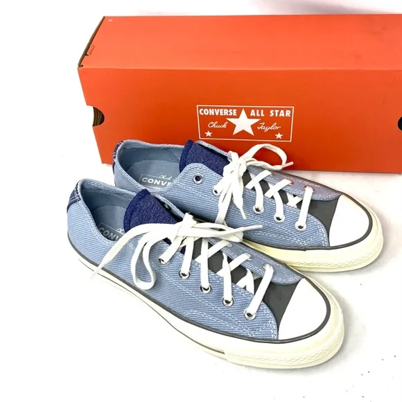 Converse Chuck 70 OX Shoes Low Top Men's Size Sneakers Skate Canvas Blue A04510C