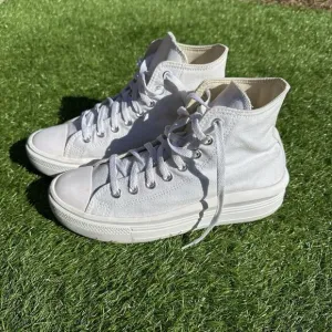 Converse Chuck Taylor All Star High Platform Move Shoes Womens Size 10 White