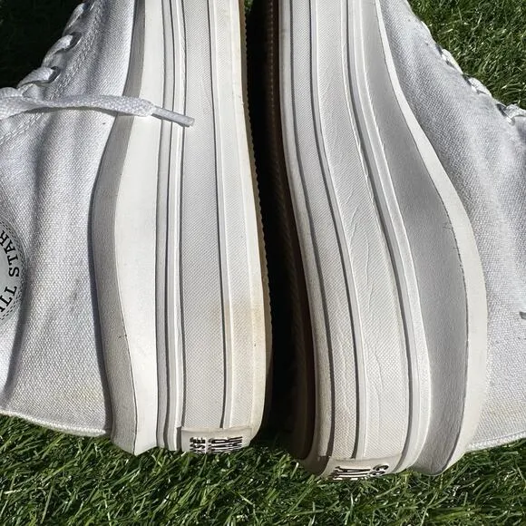 Converse Chuck Taylor All Star High Platform Move Shoes Womens Size 10 White
