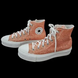 Converse CTAS Lift Hi Healing Clay Light Gold Platform Shoes 570984C