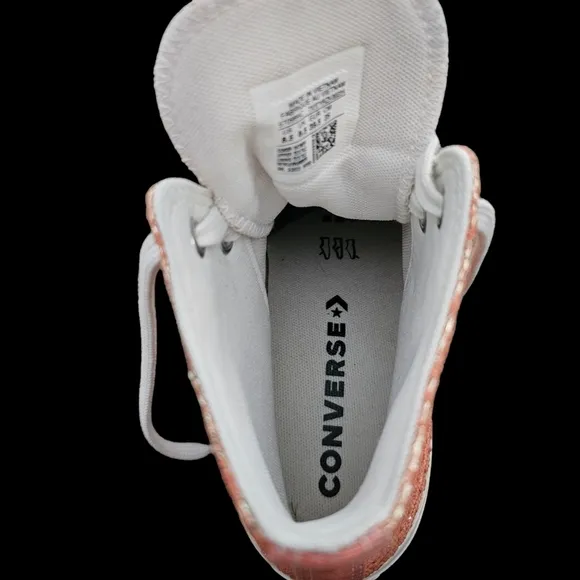 Converse CTAS Lift Hi Healing Clay Light Gold Platform Shoes 570984C