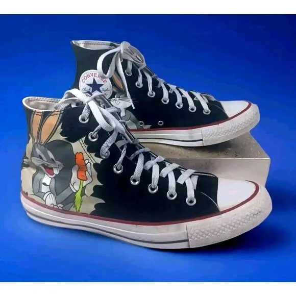Converse Looney Tunes Bugs Bunny Chuck Taylor All Star High Black 169225…