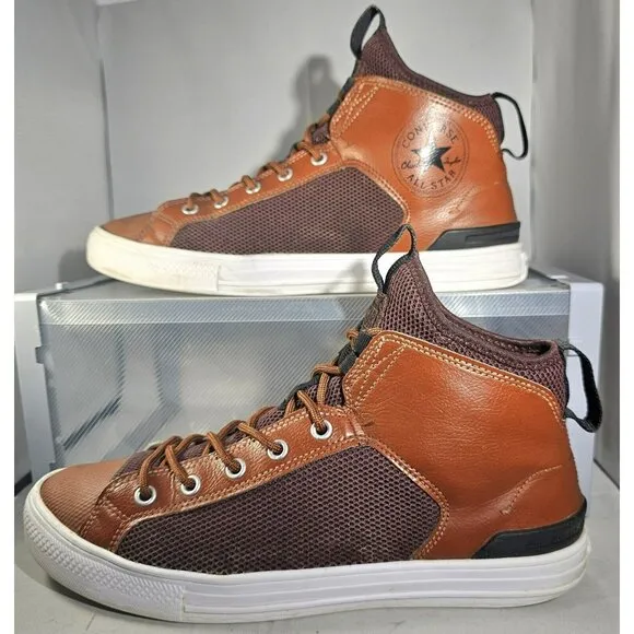 Converse Men's Chuck Taylor All Star Ultra Dark Brown/Brown/White Size 9.5