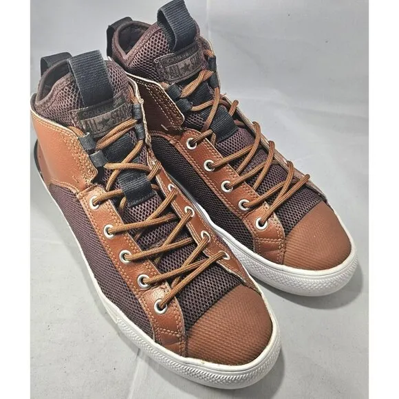 Converse Men's Chuck Taylor All Star Ultra Dark Brown/Brown/White Size 9.5