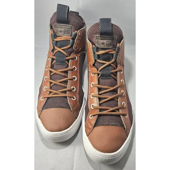 Converse Men's Chuck Taylor All Star Ultra Dark Brown/Brown/White Size 9.5