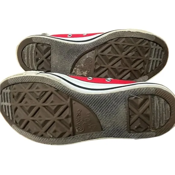 Converse Red All Star Sneakers women’s size 7.5