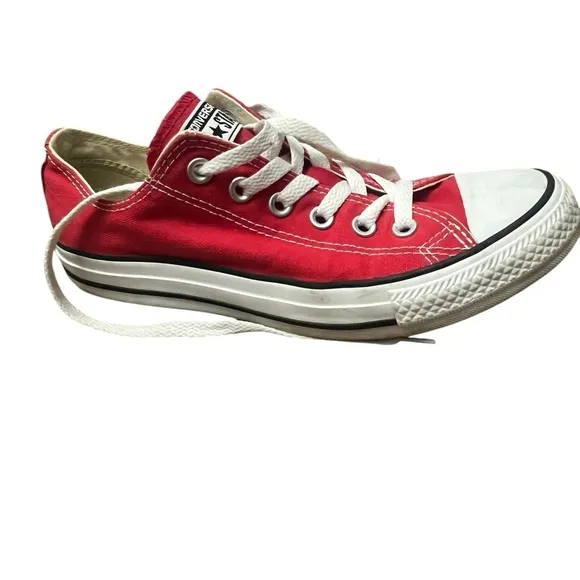 Converse Red All Star Sneakers women’s size 7.5