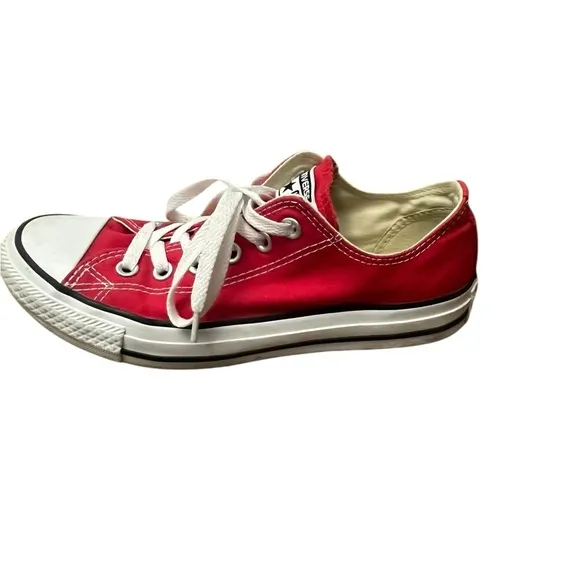 Converse Red All Star Sneakers women’s size 7.5