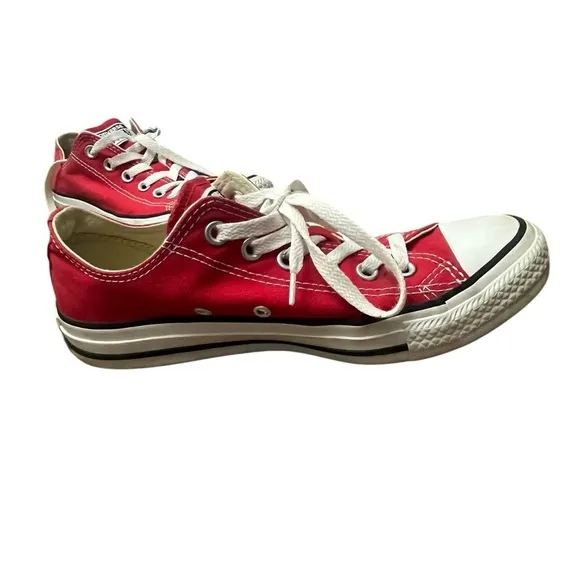 Converse Red All Star Sneakers women’s size 7.5