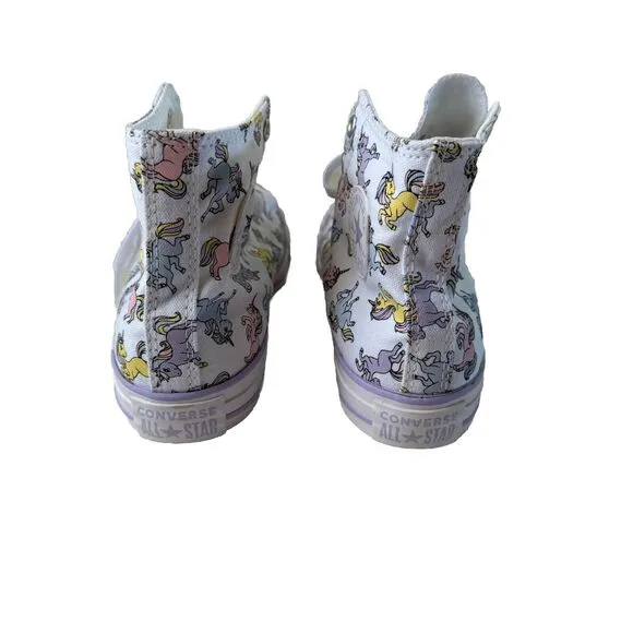 Converse Unicorn Chuck Taylor All Star Hi Top Sneakers Kid Size 4