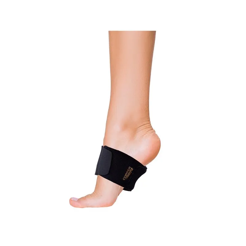 Copper Fit Health  Black Basic Foot Compression Sleeve 1 box 2 ct