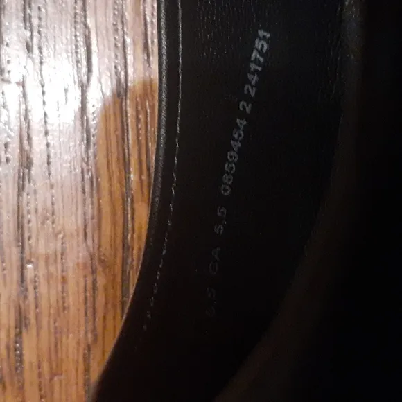 Cos leather flat shoes