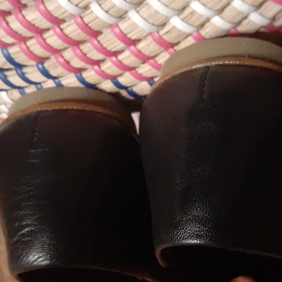 Cos leather flat shoes