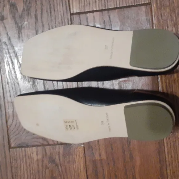 Cos leather flat shoes