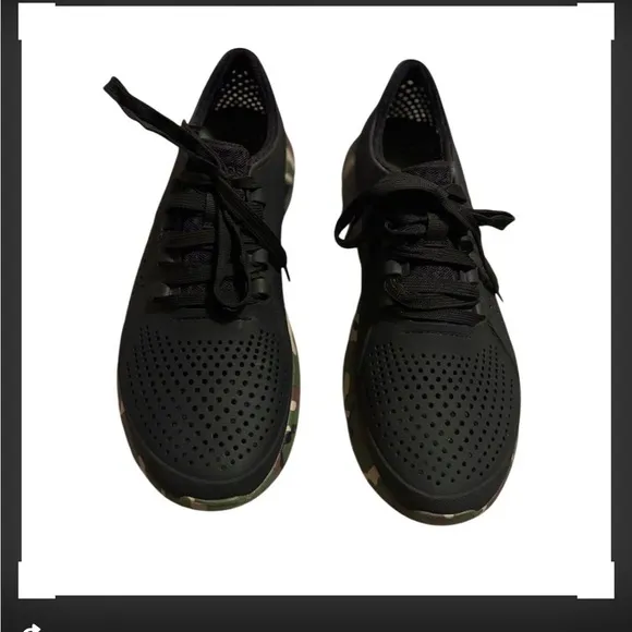 Crocs Black Athletic Men's Shoes