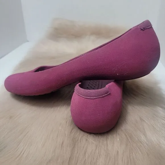 Crocs Marnie Purple Ballet Flat Women's Shoes Size 7