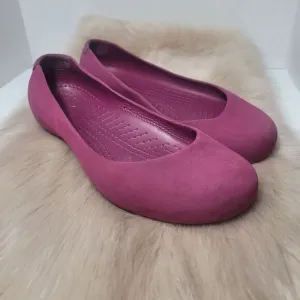 Crocs Marnie Purple Ballet Flat Women's Shoes Size 7