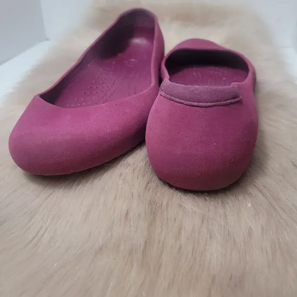 Crocs Marnie Purple Ballet Flat Women's Shoes Size 7