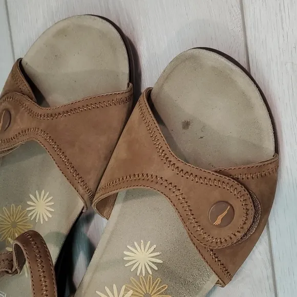 Dansko Women Iris Nubuck Comfort Leather Ankle Strap Sandals shoes sz 42/11.5-12