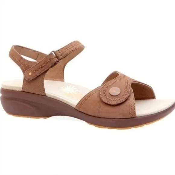 Dansko Women Iris Nubuck Comfort Leather Ankle Strap Sandals shoes sz 42/11.5-12