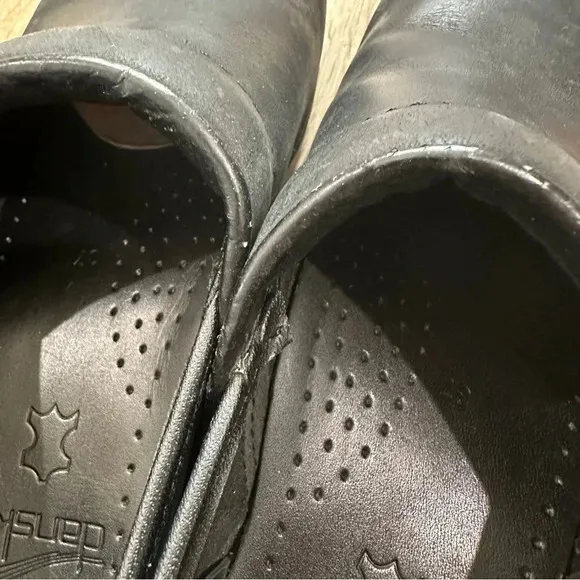 Dansko Women’s Professional Black Oiled Clog Shoes Size EU37/ US 7 GUC