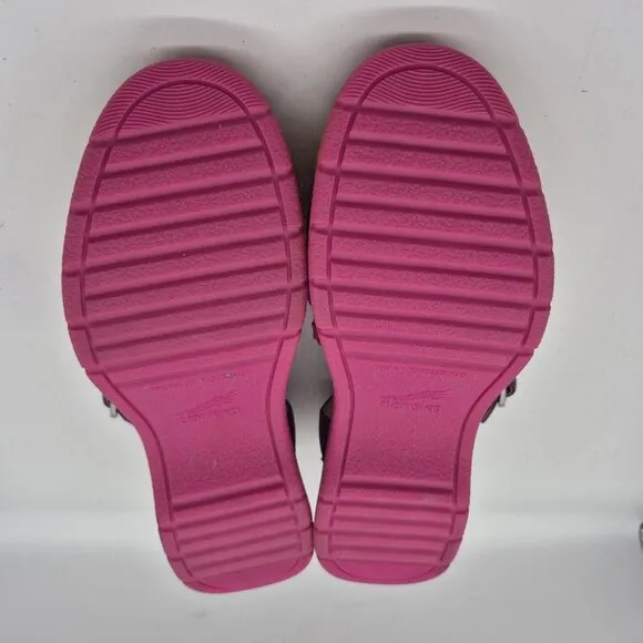 Dansko Women's Size  Roxie Strappy Comfort Sandals 7 to 7.5 Euro 37 Multi (189)