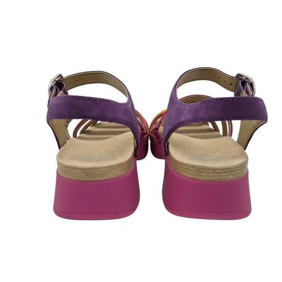 Dansko Women's Size  Roxie Strappy Comfort Sandals 7 to 7.5 Euro 37 Multi (189)
