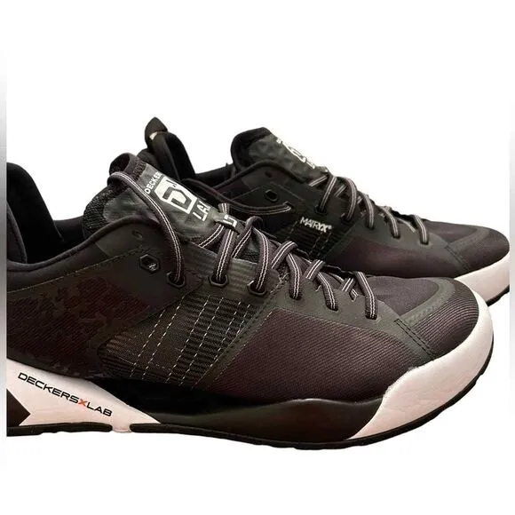 Deckers X Lab‎ K-ST 21 Low Black &amp; White Sneakers Men's Size 10 Hypersneaker