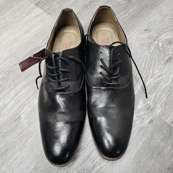 Dexter Comfort Memory Foam men's black dress shoes sz 12