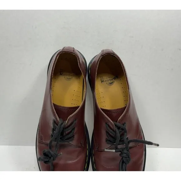 Doc Dr. Martens 1461 Oxford Leather Shoes Women’s Size 7 Cherry Red 11837