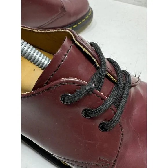 Doc Dr. Martens 1461 Oxford Leather Shoes Women’s Size 7 Cherry Red 11837