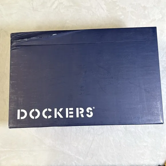 Dockers Men's Trustee Black Leather Dress Shoes- 12M