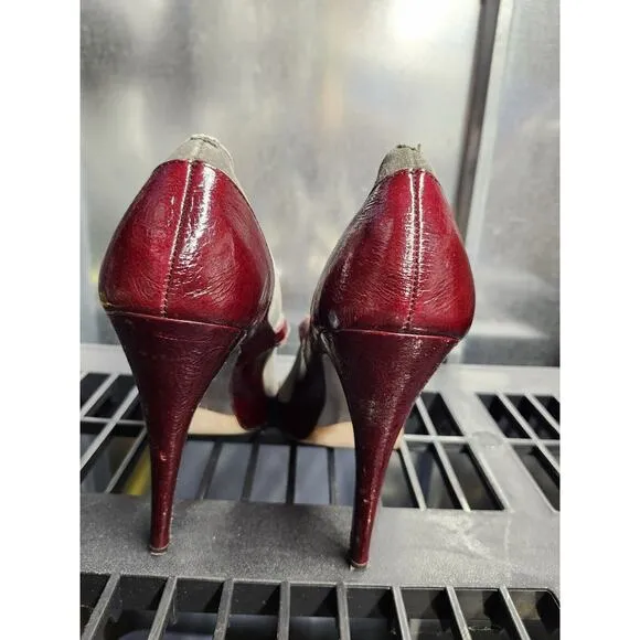 Dolce Vita Womens Heart Pointed Toe Suede‎ Leather High Heels Pumps Size 9