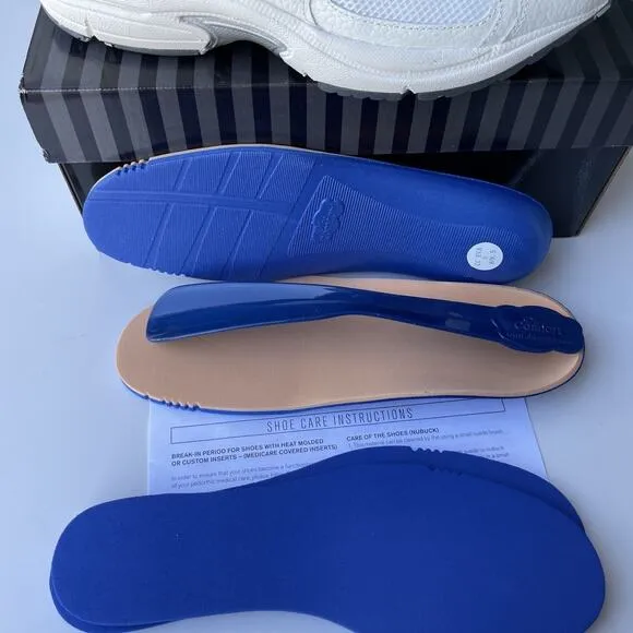 Dr. Comfort - 6840 - Size 8 W White -Therapeutic footwear, diabetic shoes. A123