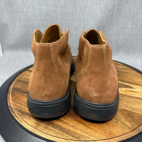 Dr Comfort Boots Men's 11.5 Wide Chukka Brown Suede Ruk Shoes Diabetic