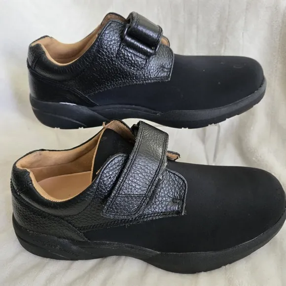 Dr. Comfort Brian 6410 Black Comfort Stretch Diabetic Orthotic Shoe Size 10.5W