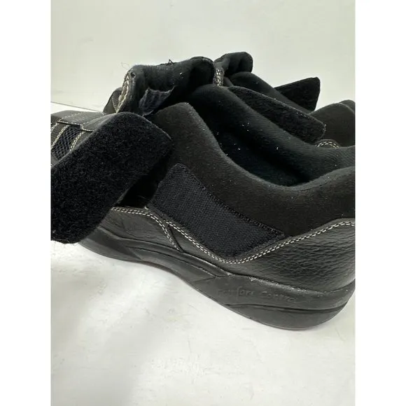 Dr. Comfort Edward X-Depth 9610 Mens sz 10.5M Black Adjustable Diabetic Shoes