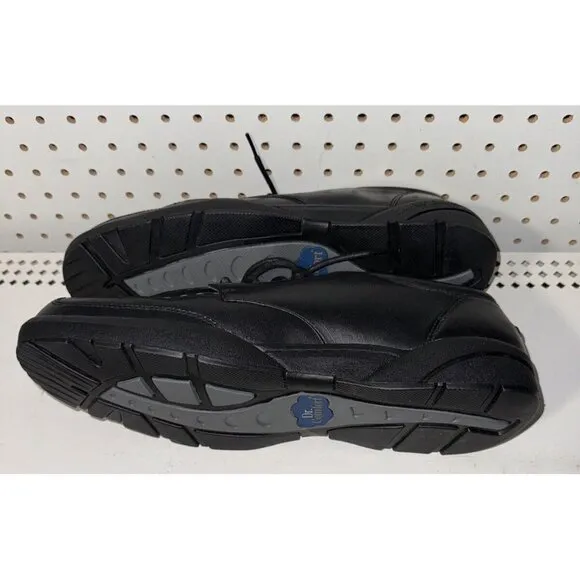 Dr. Comfort Eric Mens Leather Diabetic Orthopedic Shoes Size 14 M Black