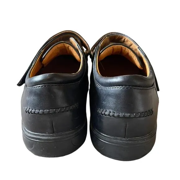 Dr. Comfort Mens 12XW Extra Wide Frank Leather Dress Shoes Diabetic Ortho Black