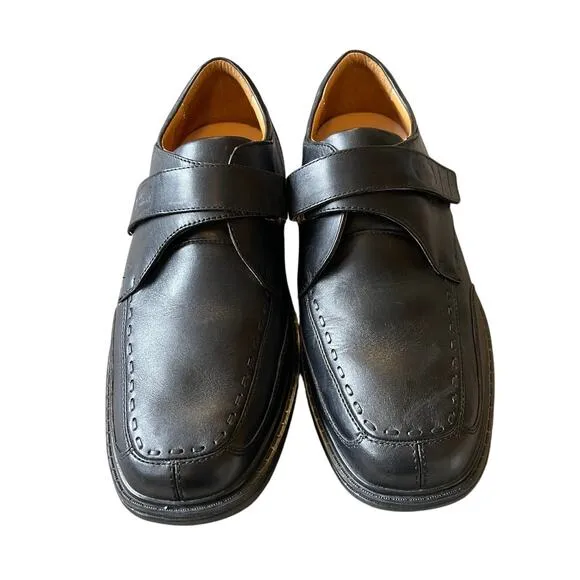 Dr. Comfort Mens 12XW Extra Wide Frank Leather Dress Shoes Diabetic Ortho Black