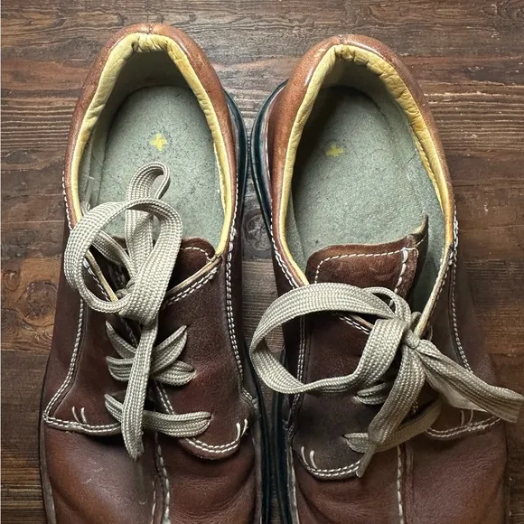 Dr. Martens 11232 Brown Leather Split Toe Lace Up Oxford Shoes Men Size 8.