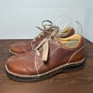 Dr. Martens 11232 Brown Leather Split Toe Lace Up Oxford Shoes Men Size 8.