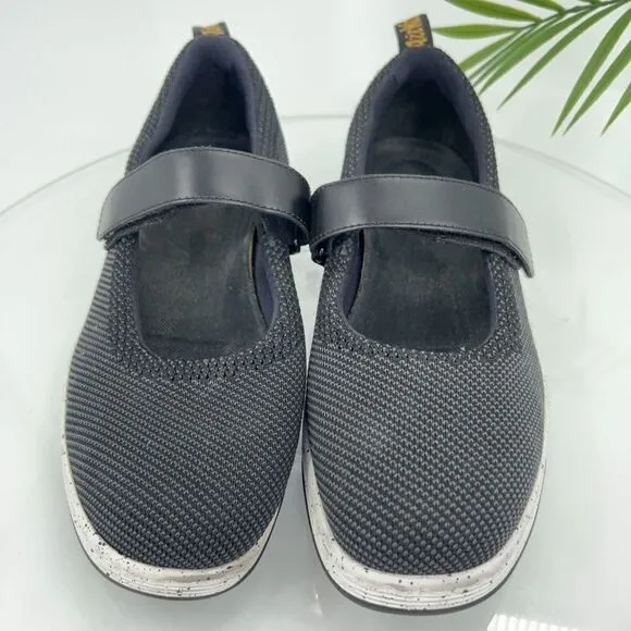 Dr Martens Askins Knit Mary Janes Women's Size 9 Black Flat Comfy Shoes