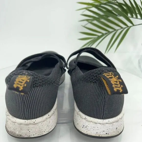 Dr Martens Askins Knit Mary Janes Women's Size 9 Black Flat Comfy Shoes