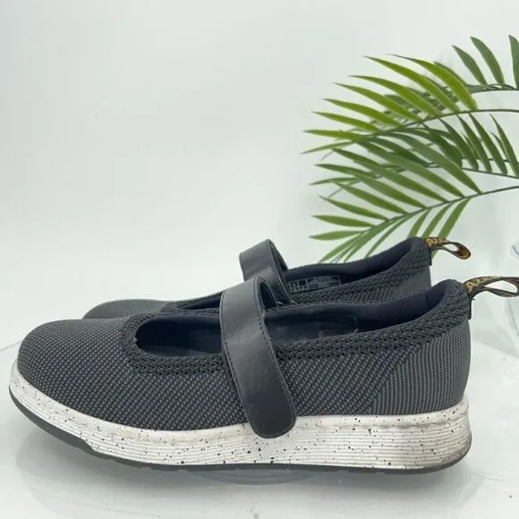 Dr Martens Askins Knit Mary Janes Women's Size 9 Black Flat Comfy Shoes